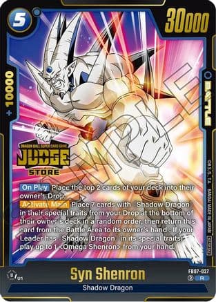 Syn Shenron (Judge Pack (Store Judge) 05) — Tournament and Championship Promos