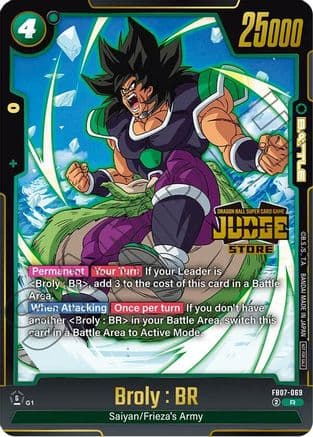 Broly : BR (Judge Pack (Store Judge) 05) — Tournament and Championship Promos