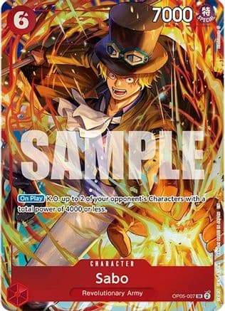 Sabo (Illustration Box Vol.5) — One Piece Promotion Cards