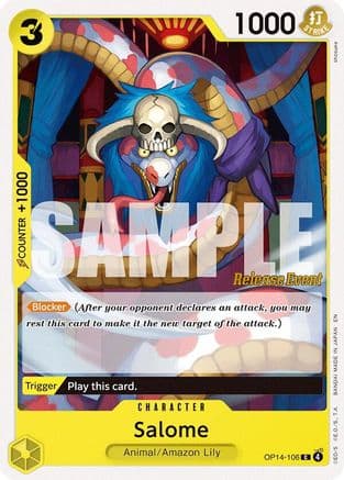 Salome — The Azure Sea's Seven Release Event Cards