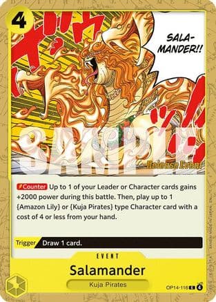 Salamander — The Azure Sea's Seven Release Event Cards