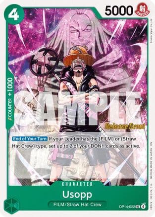 Usopp — The Azure Sea's Seven Release Event Cards