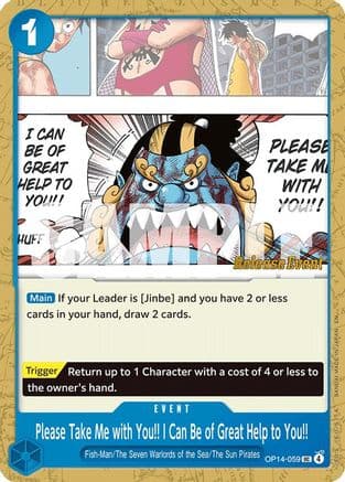 Please Take Me with You!! I Can Be of Great Help to You!! — The Azure Sea's Seven Release Event Cards