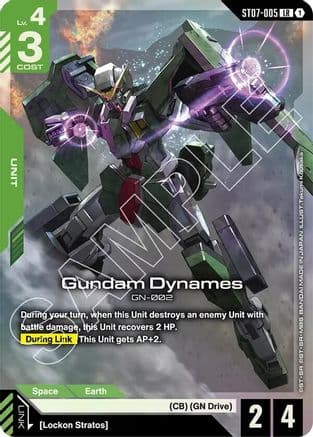 Gundam Dynames (LR) — Starter Deck 07: Celestial Drive