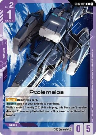 Ptolemaios — Starter Deck 07: Celestial Drive Gundam Card Game card by RXGY admiral