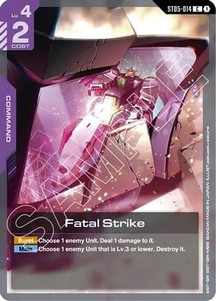 Fatal Strike — Starter Deck 07: Celestial Drive