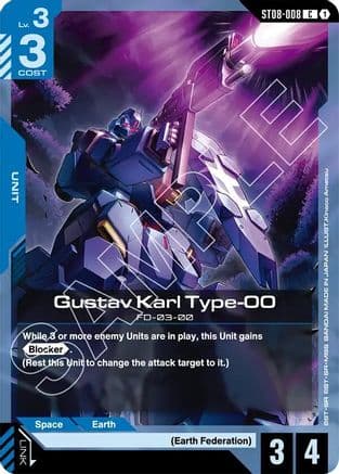 Gustav Karl Type-00 — Starter Deck 08: Flash of Radiance