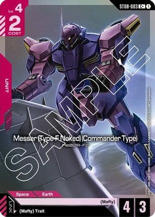 Messer (Type-F Naked) (Commander Type) (C+) — Starter Deck 08: Flash of Radiance