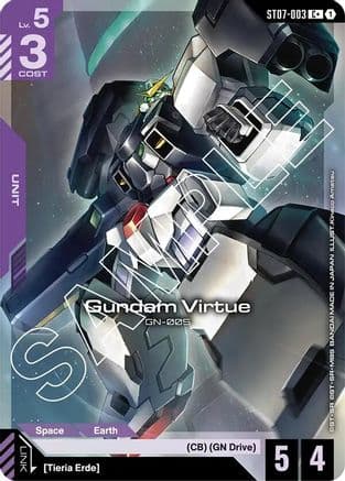 Gundam Virtue (ST07-003) (C+) — Starter Deck 07: Celestial Drive