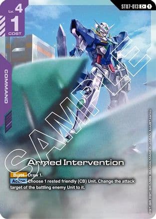 Armed Intervention (C+) — Starter Deck 07: Celestial Drive