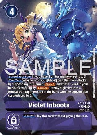 Violet Inboots (Alternate Art) — Dawn of Liberator