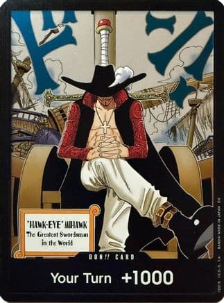DON!! Card (Dracule Mihawk) — The Azure Sea's Seven