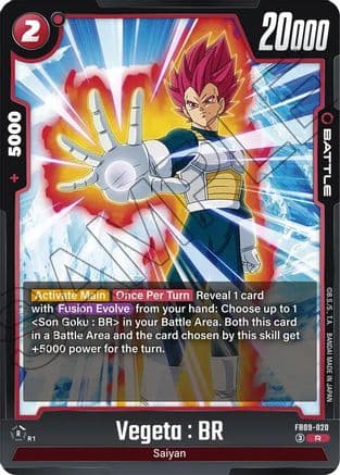 Vegeta : BR - FB09-020 — Dual Evolution