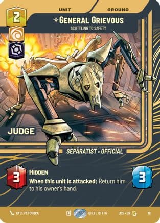 General Grievous - Scuttling to Safety — Judge Promos