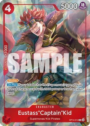 Eustass"Captain"Kid - OP14-014 (Dash Pack) — The Azure Sea's Seven