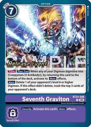 Seventh Graviton — Time Stranger Release Events Cards