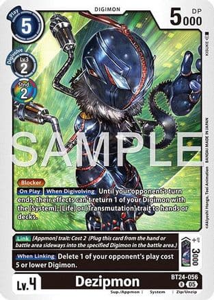 Dezipmon — Time Stranger Release Events Cards Digimon Card Game card by KISUKE