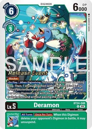 Deramon — Time Stranger Release Events Cards