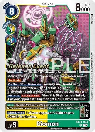 Biomon — Time Stranger Release Event Cards