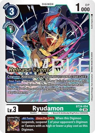 Ryudamon — Time Stranger Release Event Cards