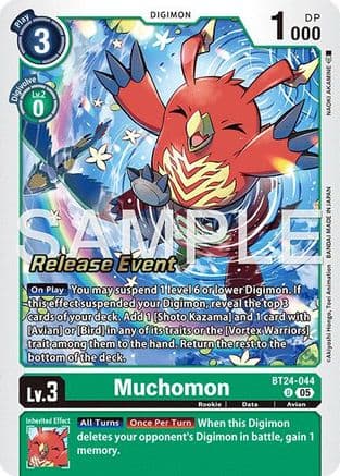 Muchomon — Time Stranger Release Events Cards