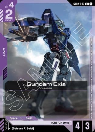 Gundam Exia (ST07 Release Event) — Gundam Promotional Cards