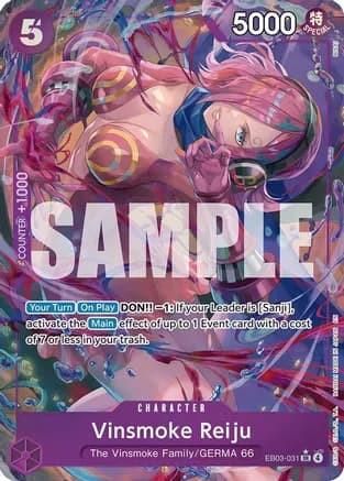 Vinsmoke Reiju (Alternate Art) — Extra Booster: One Piece Heroines Edition