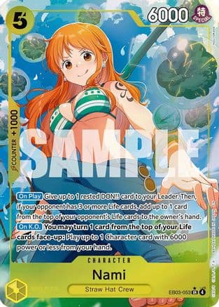 Nami (053) (Alternate Art) — Extra Booster: One Piece Heroines Edition