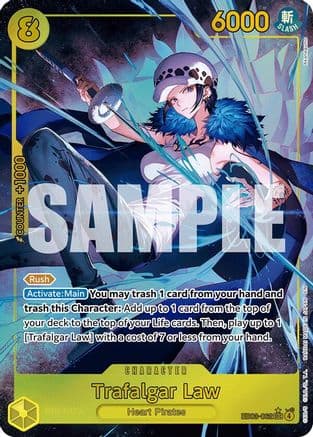 Trafalgar Law (Alternate Art) — Extra Booster: One Piece Heroines Edition