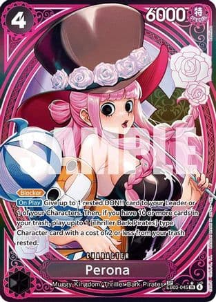 Perona (045) (SP) — One Piece Card Game card