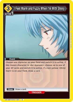 I Feel Warm and Fuzzy When I'm With Shinji — UE15BT: Evangelion: New Theatrical Edition