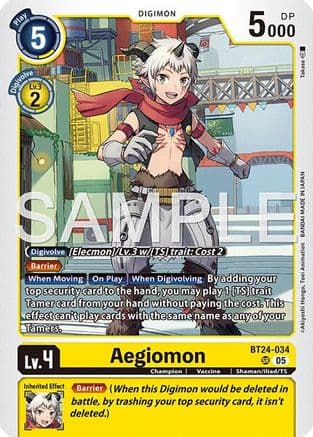 Aegiomon — Time Stranger