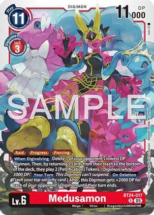 Medusamon — Time Stranger Digimon Card Game card by Atsushi Himori