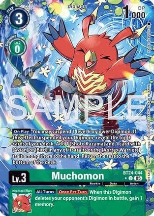 Muchomon (Box Topper) — Time Stranger