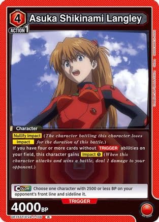 Asuka Shikinami Langley (106) — UE15ST: Evangelion: New Theatrical Edition Starter Deck