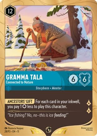 Gramma Tala - Connected to Nature — Disney Lorcana Promo Cards