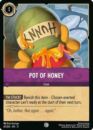 Pot of Honey — Winterspell Disney Lorcana card by Brian Kesinger