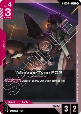 Messer Type-F02 — Steel Requiem
