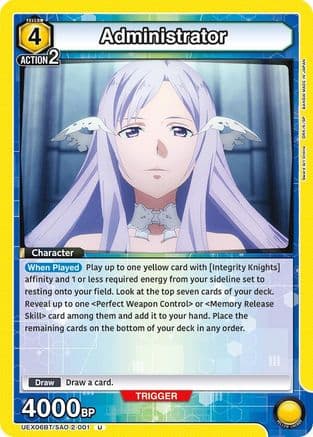 Administrator — UEX06BT: Sword Art Online Vol.2