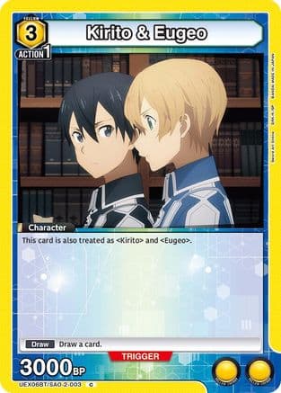 Kirito & Eugeo — UEX06BT: Sword Art Online Vol.2