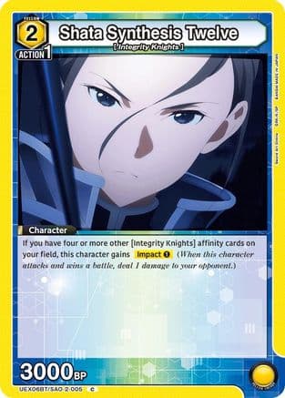 Shata Synthesis Twelve — UEX06BT: Sword Art Online Vol.2