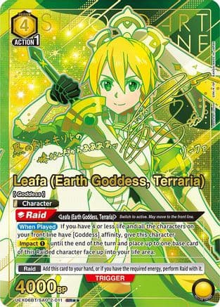 Leafa (Earth Goddess, Terraria) (SR**) — UEX06BT: Sword Art Online Vol.2