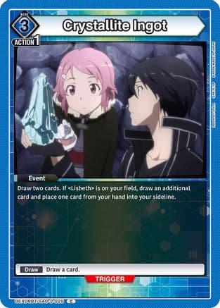 Crystallite Ingot — UEX06BT: Sword Art Online Vol.2