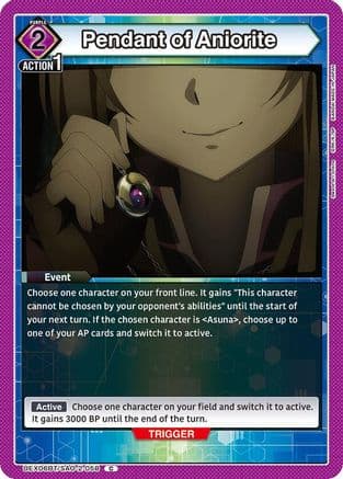 Pendant of Aniorite — UEX06BT: Sword Art Online Vol.2