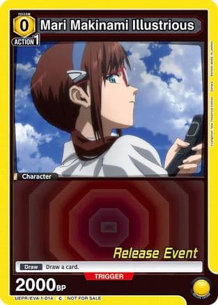 Mari Makinami Illustrious (014) — UE15BT: Evangelion: New Theatrical Edition Release Event Cards