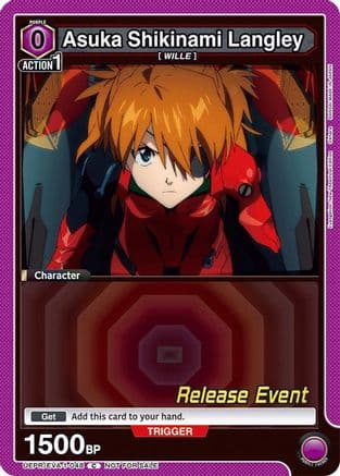 Asuka Shikinami Langley (048) — UE15BT: Evangelion: New Theatrical Edition Release Event Cards