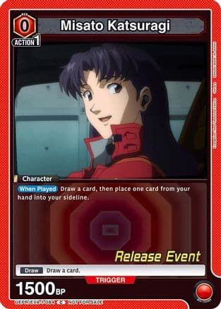Misato Katsuragi (084) — UE15BT: Evangelion: New Theatrical Edition Release Event Cards