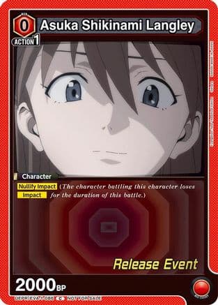 Asuka Shikinami Langley (086) — UE15BT: Evangelion: New Theatrical Edition Release Event Cards