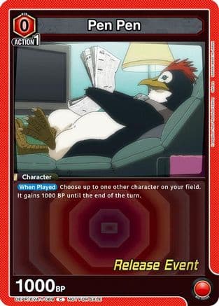 Pen Pen — UE15BT: Evangelion: New Theatrical Edition Release Event Cards