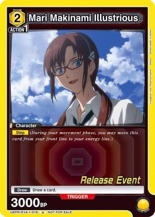 Mari Makinami Illustrious (016) — UE15BT: Evangelion: New Theatrical Edition Release Event Cards